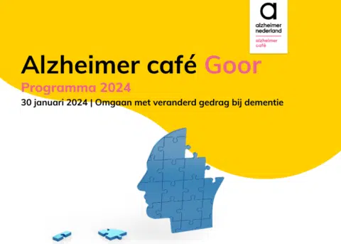 afbeelding nieuwsartikel Alzheimer Café Goor belicht 'Omgaan met veranderd gedrag bij dementie'