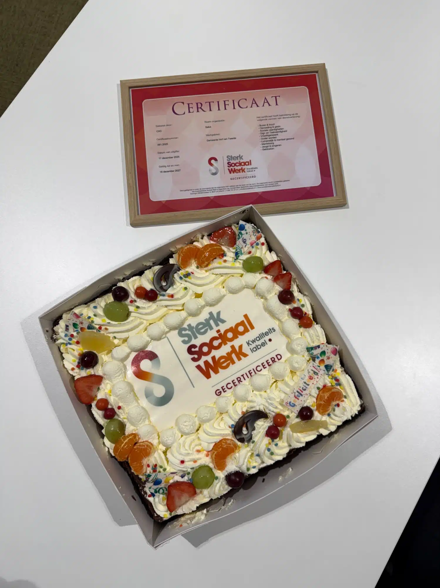 Nieuws artikel Salut ontvangt kwaliteitslabel Sterk Sociaal Werk in Hof van Twente