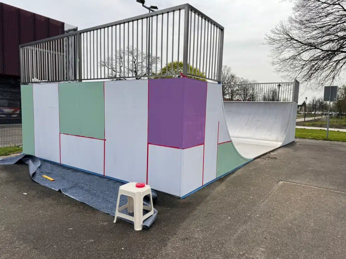 Nieuws afbeelding Skatebaan in Goor krijgt een nieuw likje verf